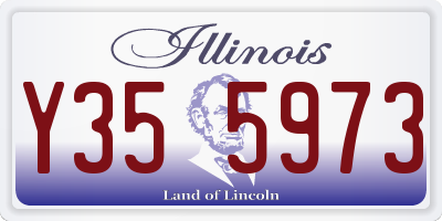 IL license plate Y355973