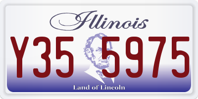 IL license plate Y355975