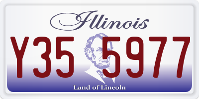 IL license plate Y355977