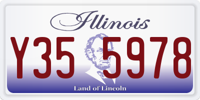IL license plate Y355978