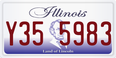 IL license plate Y355983