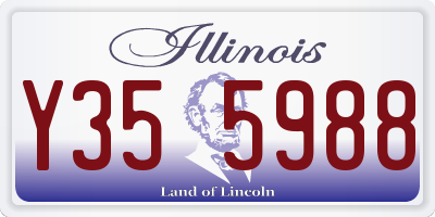 IL license plate Y355988
