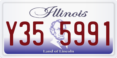IL license plate Y355991