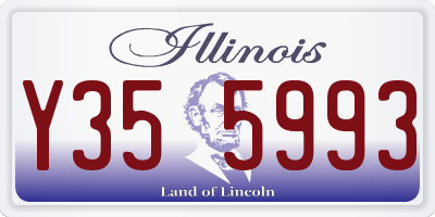 IL license plate Y355993