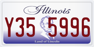 IL license plate Y355996