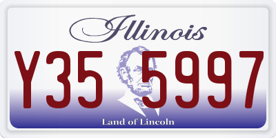 IL license plate Y355997