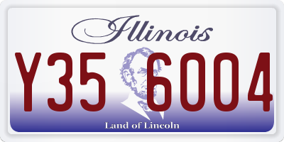 IL license plate Y356004
