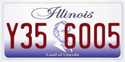 IL license plate Y356005