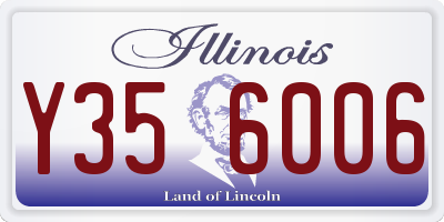 IL license plate Y356006