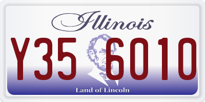 IL license plate Y356010