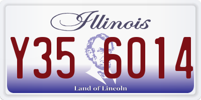 IL license plate Y356014