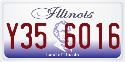 IL license plate Y356016