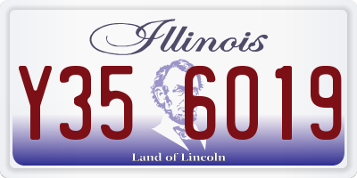 IL license plate Y356019