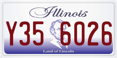 IL license plate Y356026