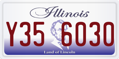 IL license plate Y356030