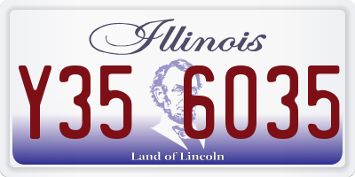 IL license plate Y356035