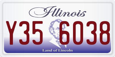 IL license plate Y356038