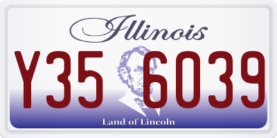 IL license plate Y356039