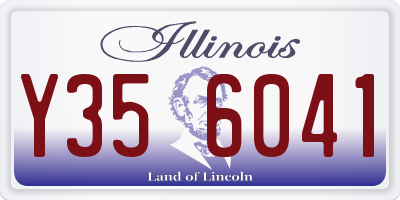 IL license plate Y356041
