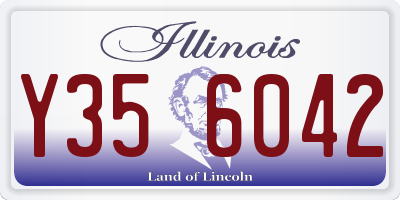 IL license plate Y356042