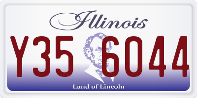 IL license plate Y356044