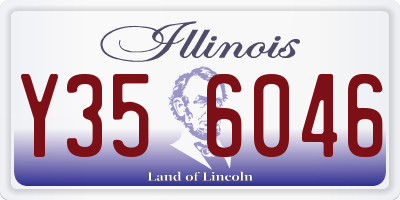 IL license plate Y356046