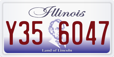 IL license plate Y356047