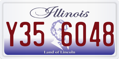 IL license plate Y356048