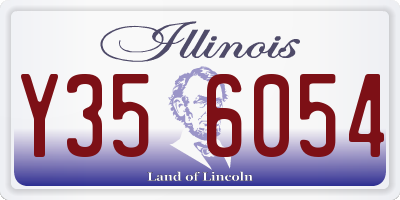 IL license plate Y356054