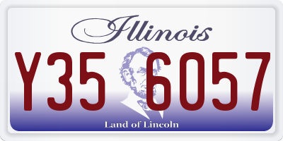 IL license plate Y356057