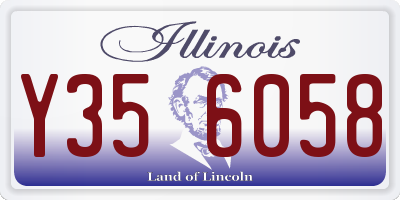IL license plate Y356058