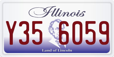 IL license plate Y356059
