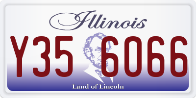 IL license plate Y356066