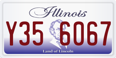 IL license plate Y356067