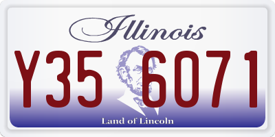 IL license plate Y356071