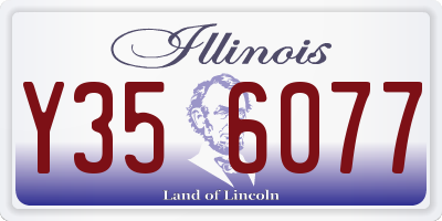 IL license plate Y356077