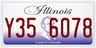 IL license plate Y356078