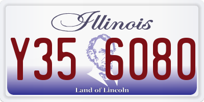 IL license plate Y356080