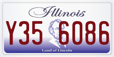 IL license plate Y356086