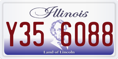 IL license plate Y356088