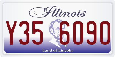 IL license plate Y356090