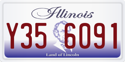 IL license plate Y356091