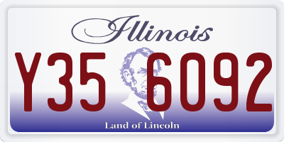 IL license plate Y356092