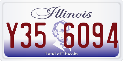 IL license plate Y356094