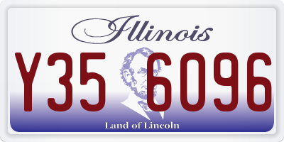 IL license plate Y356096