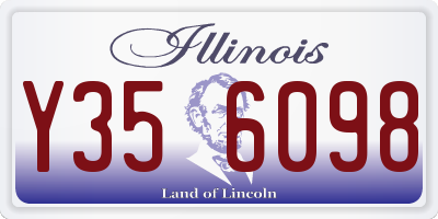 IL license plate Y356098