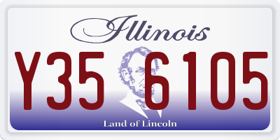 IL license plate Y356105