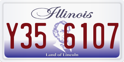 IL license plate Y356107
