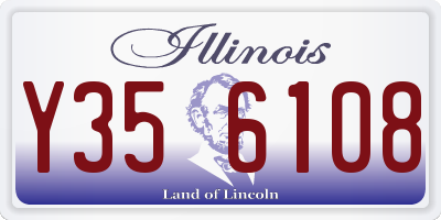 IL license plate Y356108