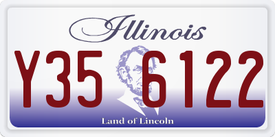 IL license plate Y356122